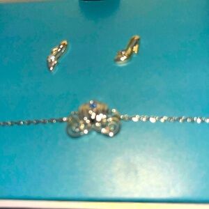 Cinderella, Disney jewelry set. Earrings necklace gift set. New. Swarovski